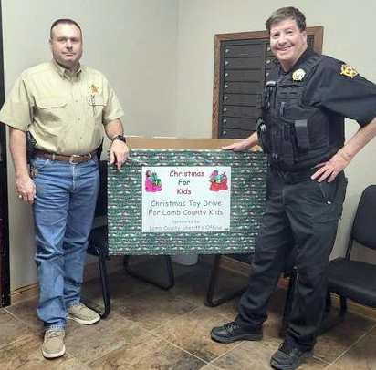 The Lamb County Sheriff’s Office’s annual Toy Drive is underway with Applications ready to be picked up at the Lamb County Sheriff’s Office. The Deadline for Applications is Dec. 16, 2022. (Submitted Photo)