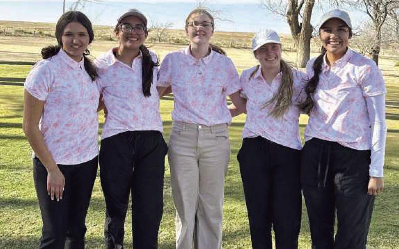 (L-R): Jocelyn Salas, Ennah Mosqueda, Jenna Stevenson, Braylee Herriage and Hannah Alvarez. (Submitted Photo)