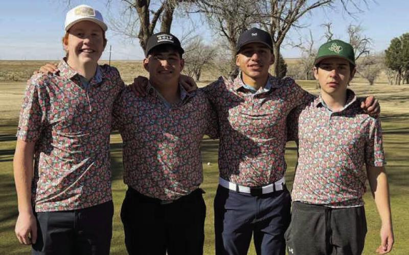 (L-R): Bradley, Ethan Mosqueda, Jacob Alvarez, Webb. (Submitted Photo)