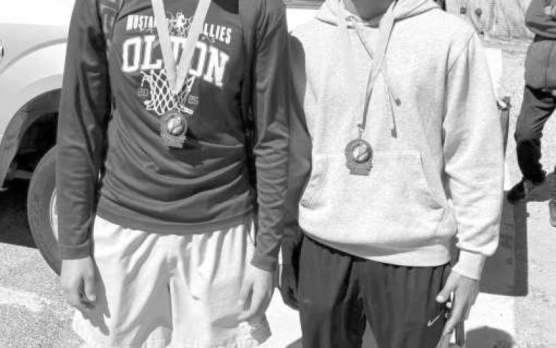 1st place boy’s doubles, Ryan Vega and Sebastian Sparkman