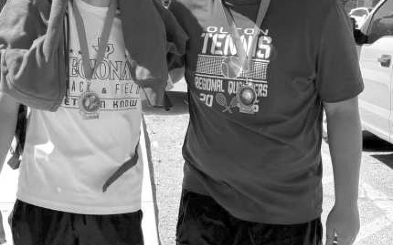 2nd place boy’s doubles, Santi Jimenez and Chris Cabrera